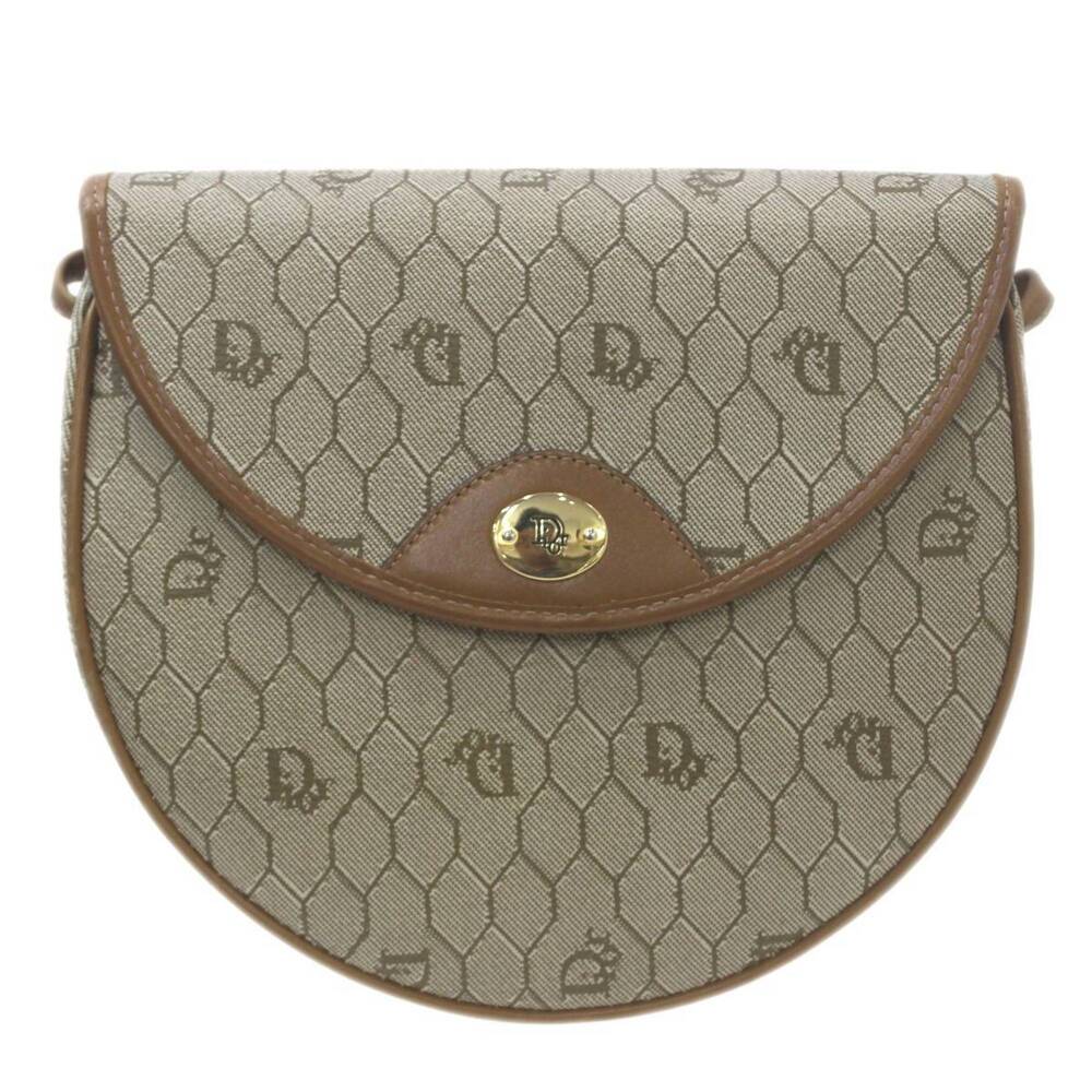 CHRISTIAN DIOR Cream Leather Shoulder Bag - Picture 2 of 10